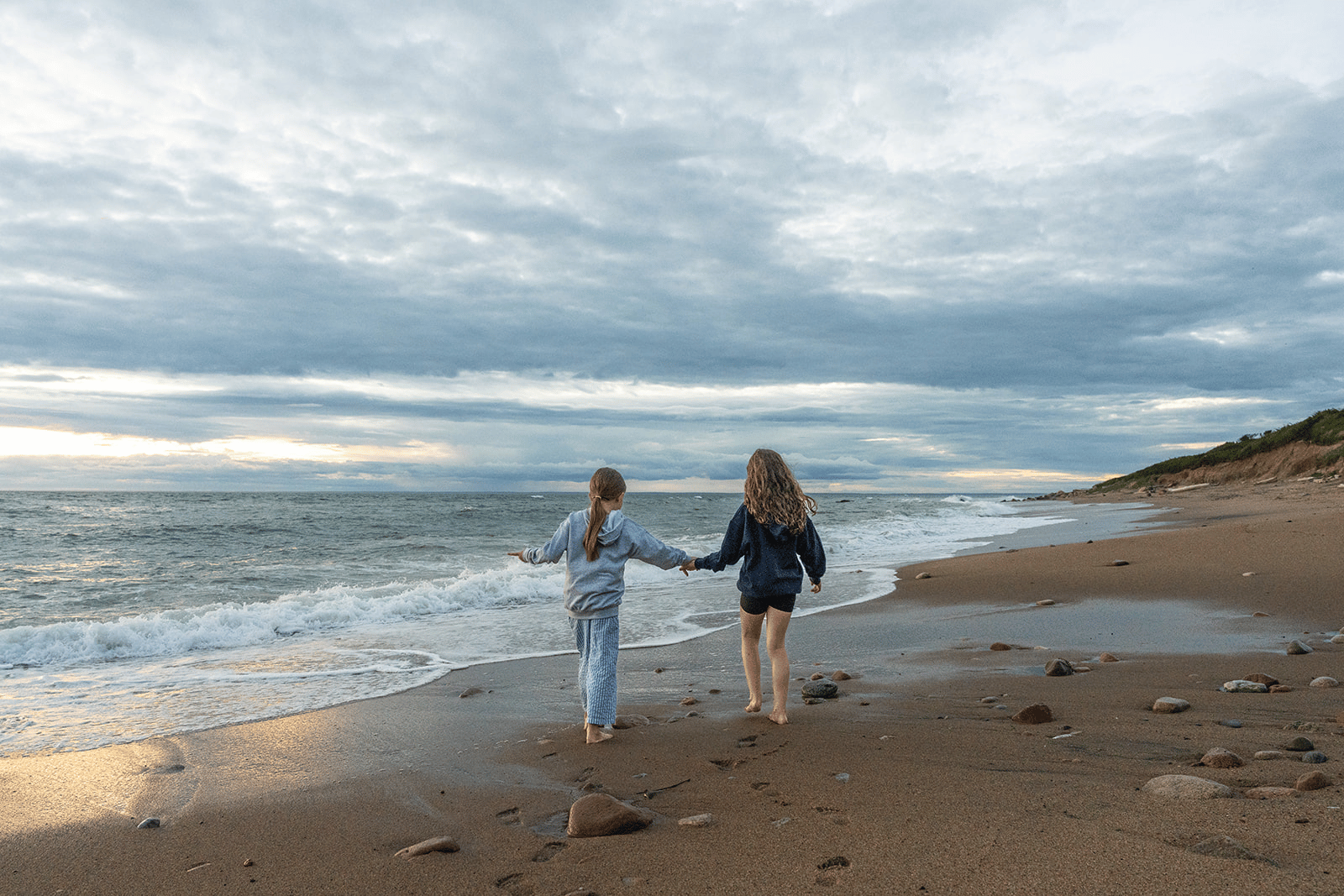 Block Island beach during summer